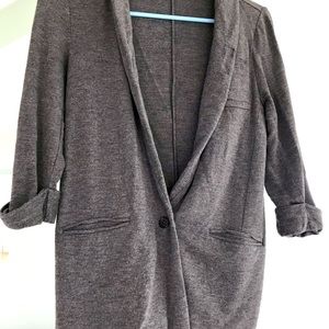 Soft Joie Grey Boyfriend Blazer